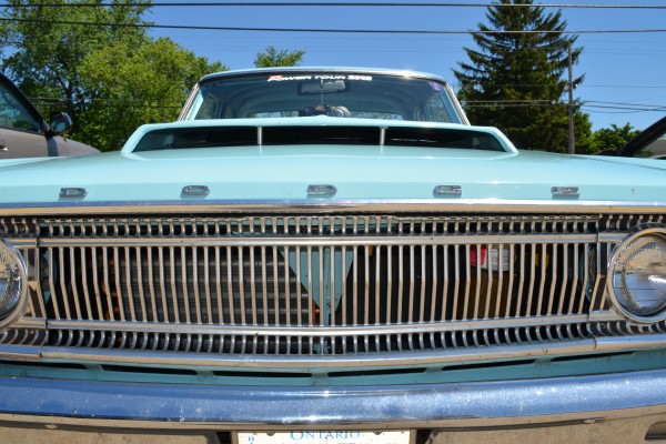 front grille shot of a dodge coronet