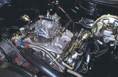 holley carburetor on a custom Buick engine