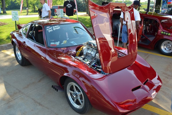 opel gt pro street with supercharged v8