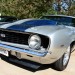 silver 1969 chevy camaro ss with cowl induction hood thumbnail