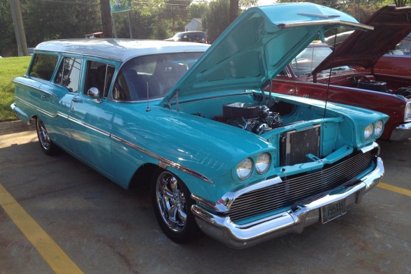 custom 1958 chevy station wagon