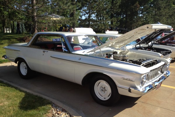 white plymouth sport fury coupe