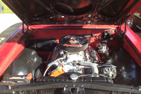 396 turbo jet chevy big block v8 in a classic musclecar, 325 hp