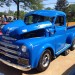 blue vintage dodge pickup truck with custom wheels thumbnail