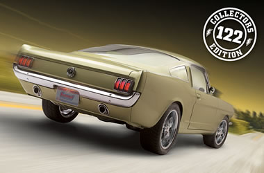 1966 mustang fastback show car, rear quarter graphic