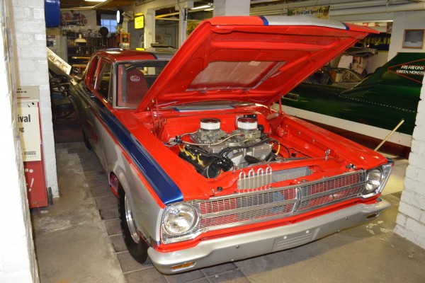 vintage plymouth with 426 hemi engine