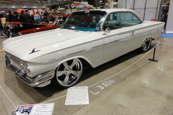 vintage custom chevy impala show car