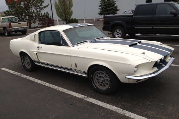 Mustang Fastback - white