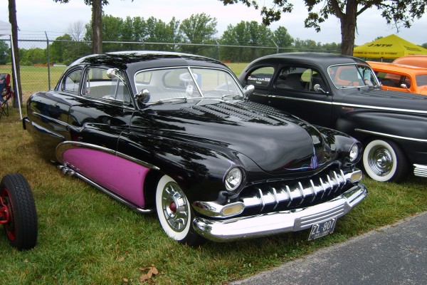 1951 buick lowrider hot rod coupe with lake pipes