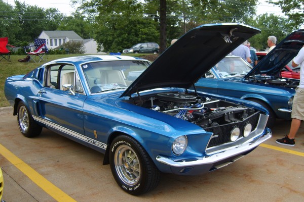Blue 1967 Ford Mustang