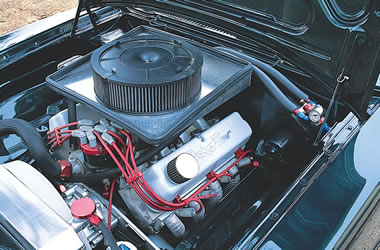 1970 ford TC Cortina engine bay shot