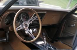 interior of a camaro drag car