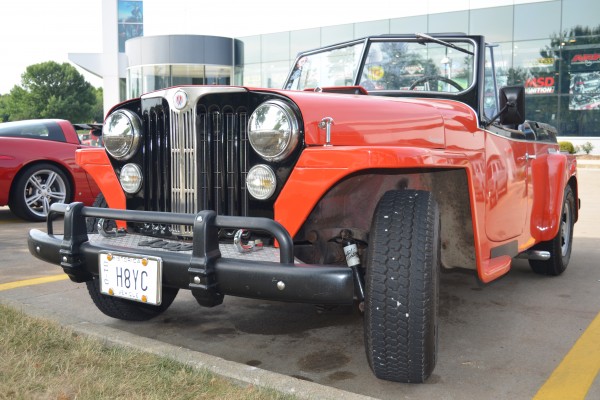 1949 willys jeepster, front quarter