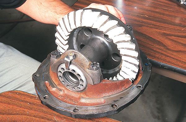 ring an pinion gearset cutaway