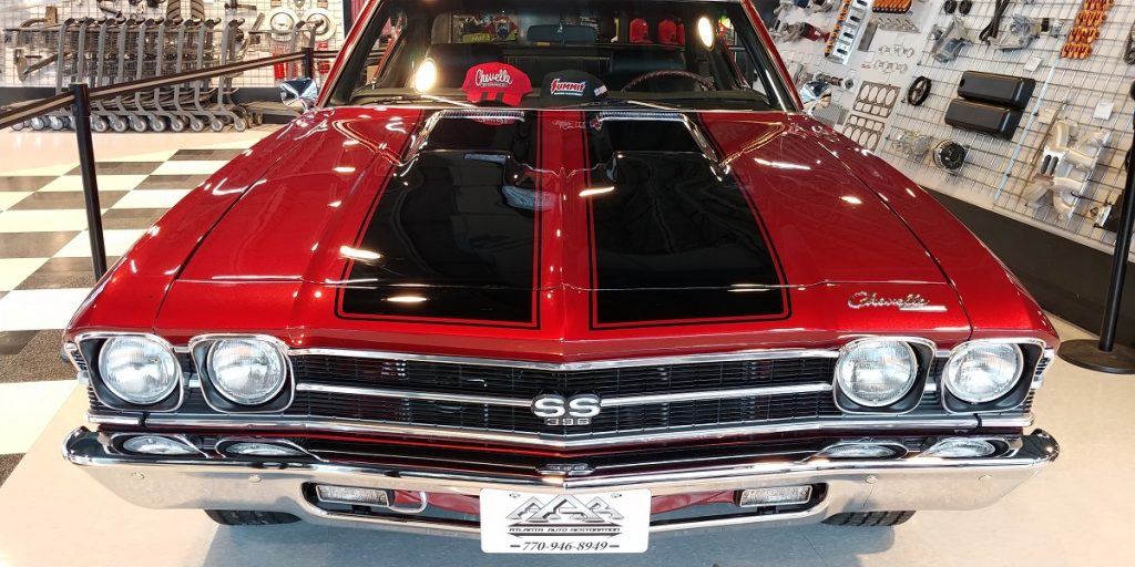 front grille of a chevelle ss