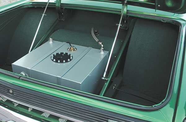 1962 Pontiac Grand Prix, Trunk with fuel cell