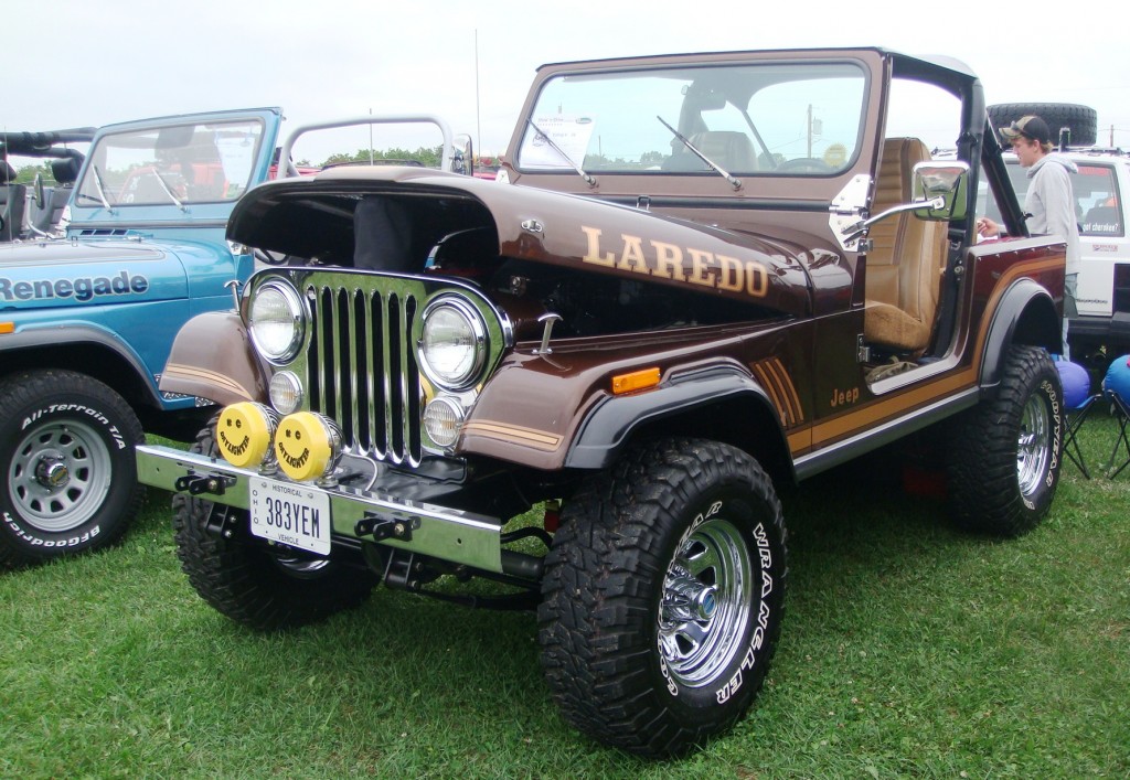 Vintage brown Jeep Laredo