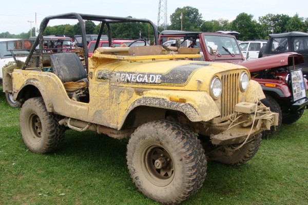 Classic yellow Jeep Renegade