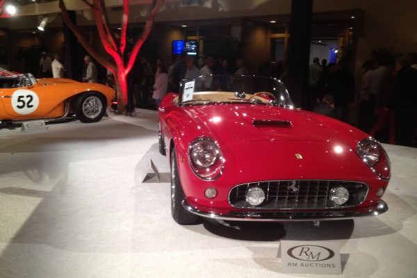 Ferrari gt California auction at Monterey Car Week, 2012