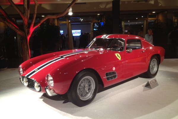 vintage Ferrari coupe at Monterey Car Week, 2012