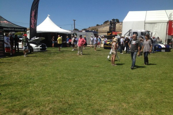 Crowd at Monterey Car Week Car Show, 2012