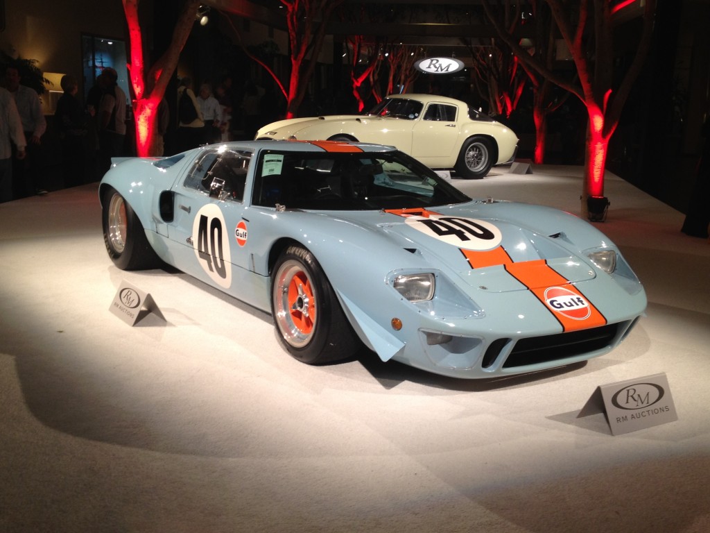 lemans Ford GT40 in gulf livery