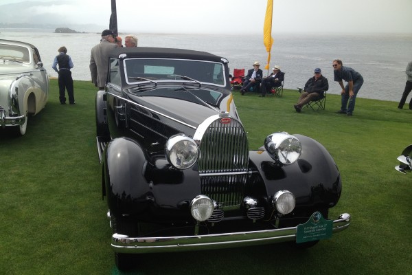 vintage concours luxury cars at Monterey Car Week, 2012