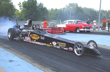 Marco Abruzzi top dragster in IHRA Drag Race