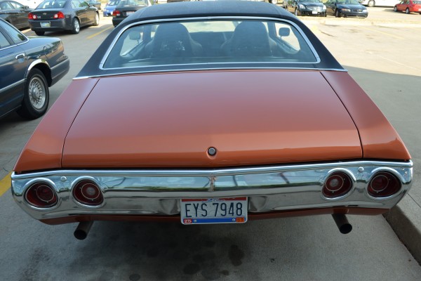 1971 Chevrolet Chevelle, rear bumper and taillights