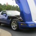 Blue C4 Corvette Grand Sport with white racing stripe thumbnail