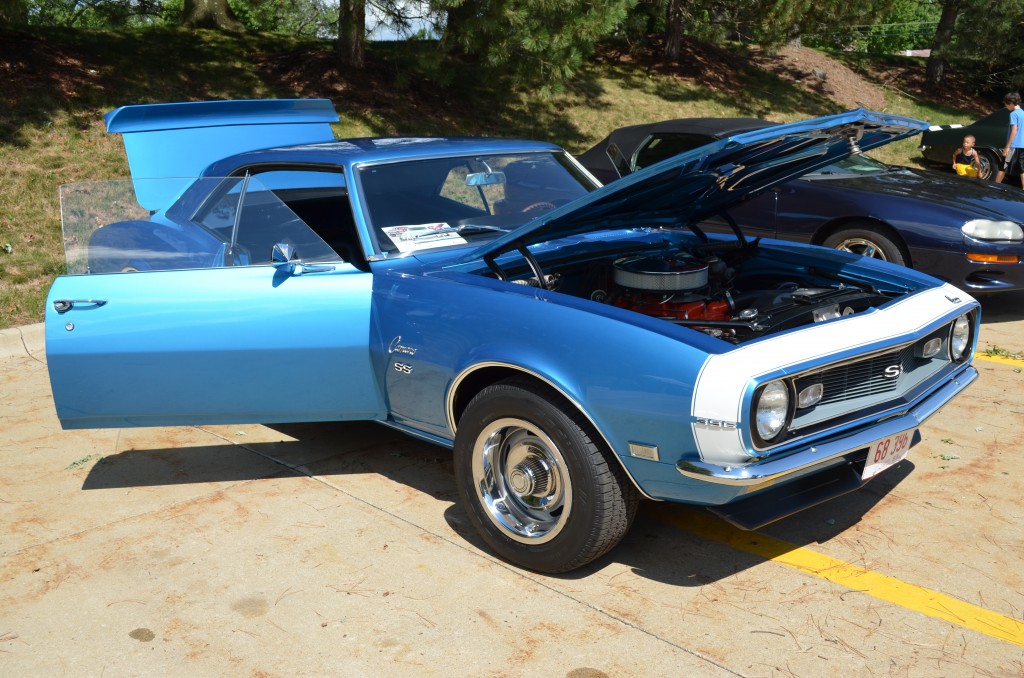 1968 chevy camaro ss 396 in mulsanne blue