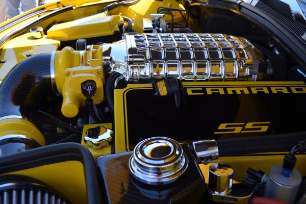 supercharged v8 in a late model camaro ss