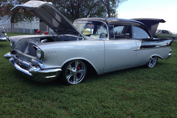 1957 Chevy hot rod with LS engine