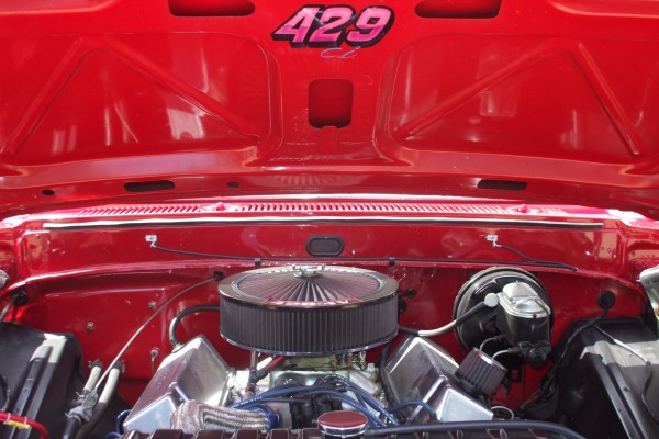 429 engine in a classic pickup truck