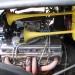 a pair of yellow train horns in a vintage hot rod truck thumbnail