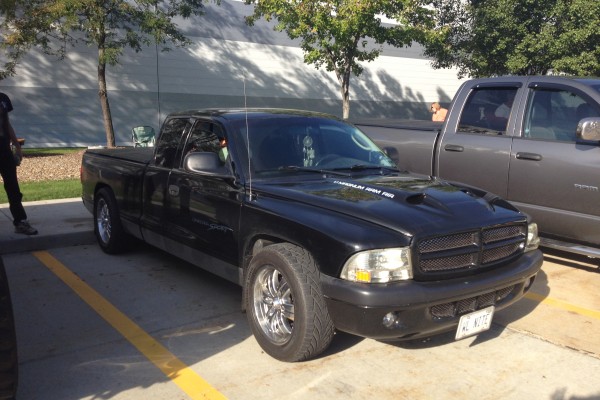Black Dodge Ram pickup truck