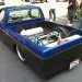 rear view of air suspension system in a lowrider sport truck thumbnail