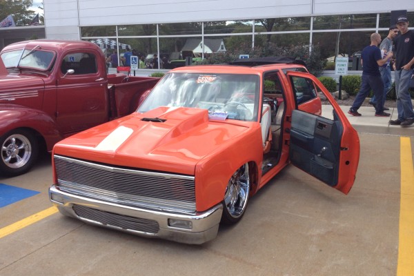 lowered s10 chevy blazer with suicide doors