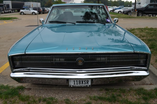 1966 Dodge Charger, front grille and bumper