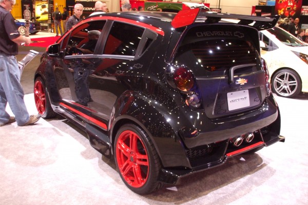 chevy spark sinister concept vehicle at SEMA show 2012