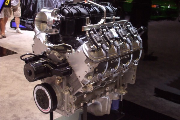chevy performance copo crate engine at SEMA show 2012