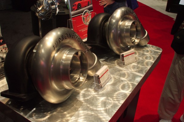 turbonetics turbocharger display at 2012 SEMA show