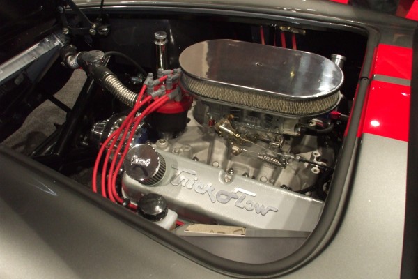 engine inside a factory 5 cobra kit car