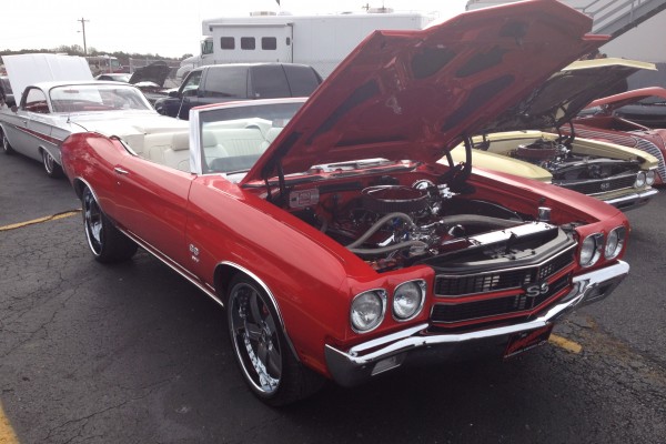Red Chevelle convertible
