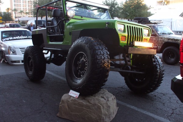customized jeep wrangler yj at SEMA 2012