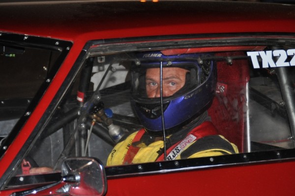 Shane Kay in seat of his race car