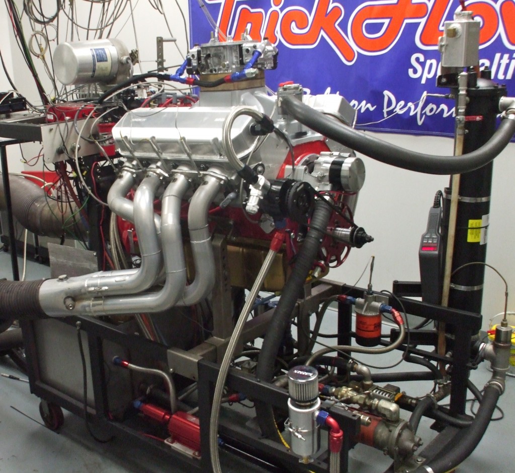 565 trick flow engine on dyno test run