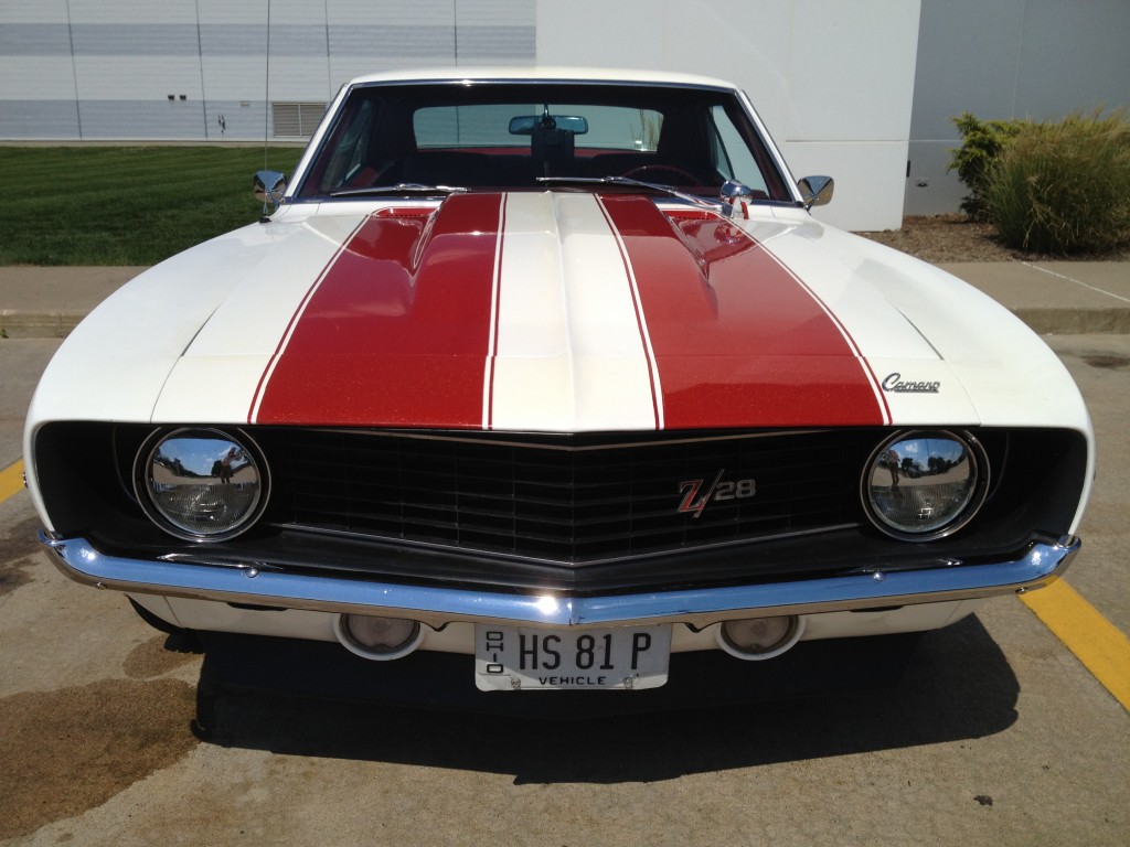 1969 chevy camaro z/28 302, front grille