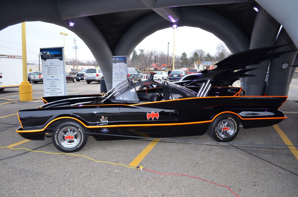 Original tv series Batmobile on display