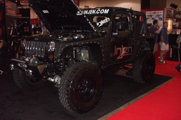 customized wrangler jeep jk on display at 2012 SEMA show